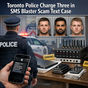 Toronto Police Charge Three in SMS Blaster Scam Text Case
