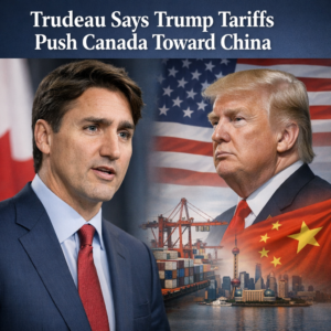 Trudeau Says Trump Tariffs Push Canada Toward China Trudeau Says Trump Tariffs Push Canada Toward China