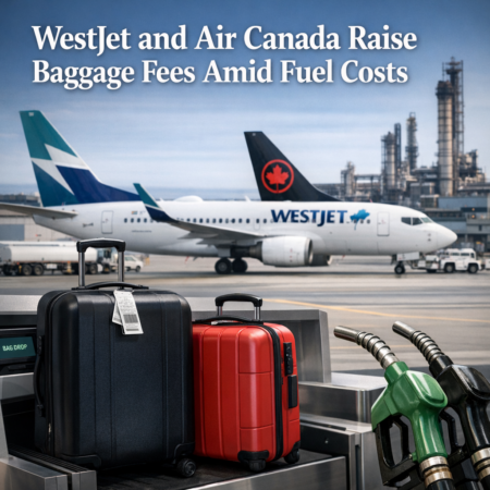 WestJet and Air Canada Raise Baggage Fees Amid Fuel Costs