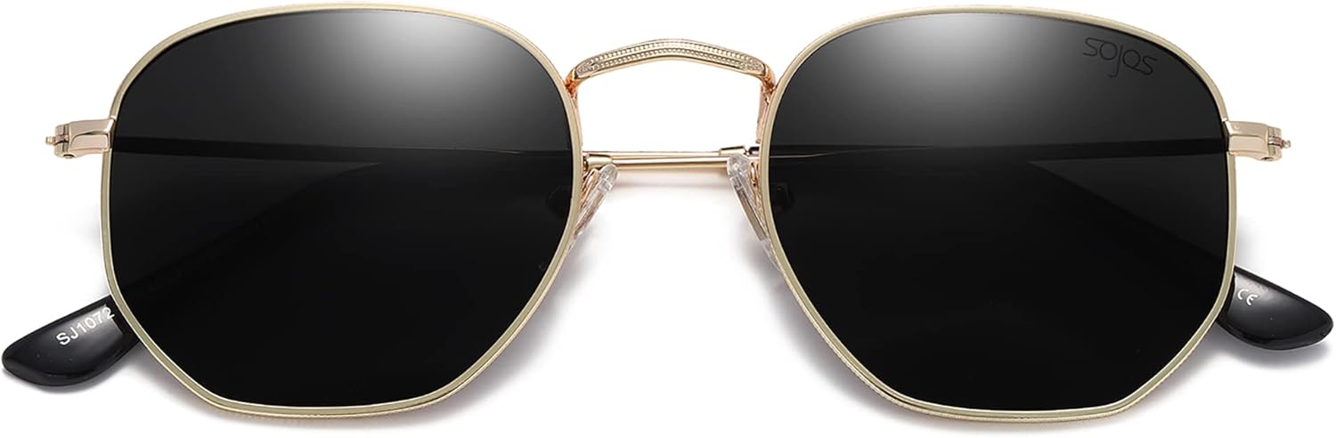 SOJOS Small Square Polarized Sunglasses for Men an... - Image 2