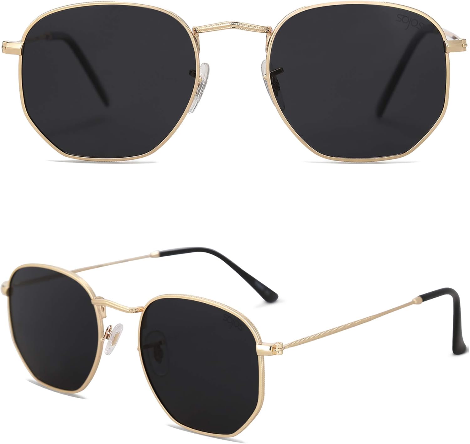 SOJOS Small Square Polarized Sunglasses for Men an... - Image 3