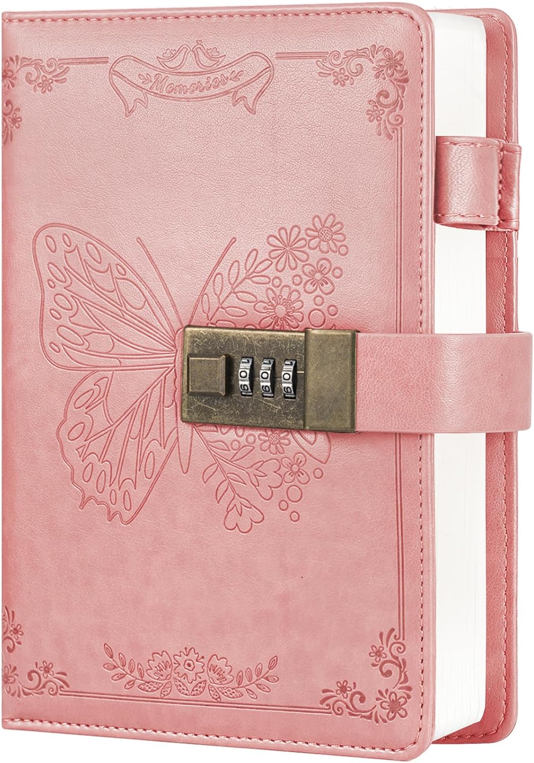 Diary with Lock, Journal for Women Girls, Vintage ... - Image 2