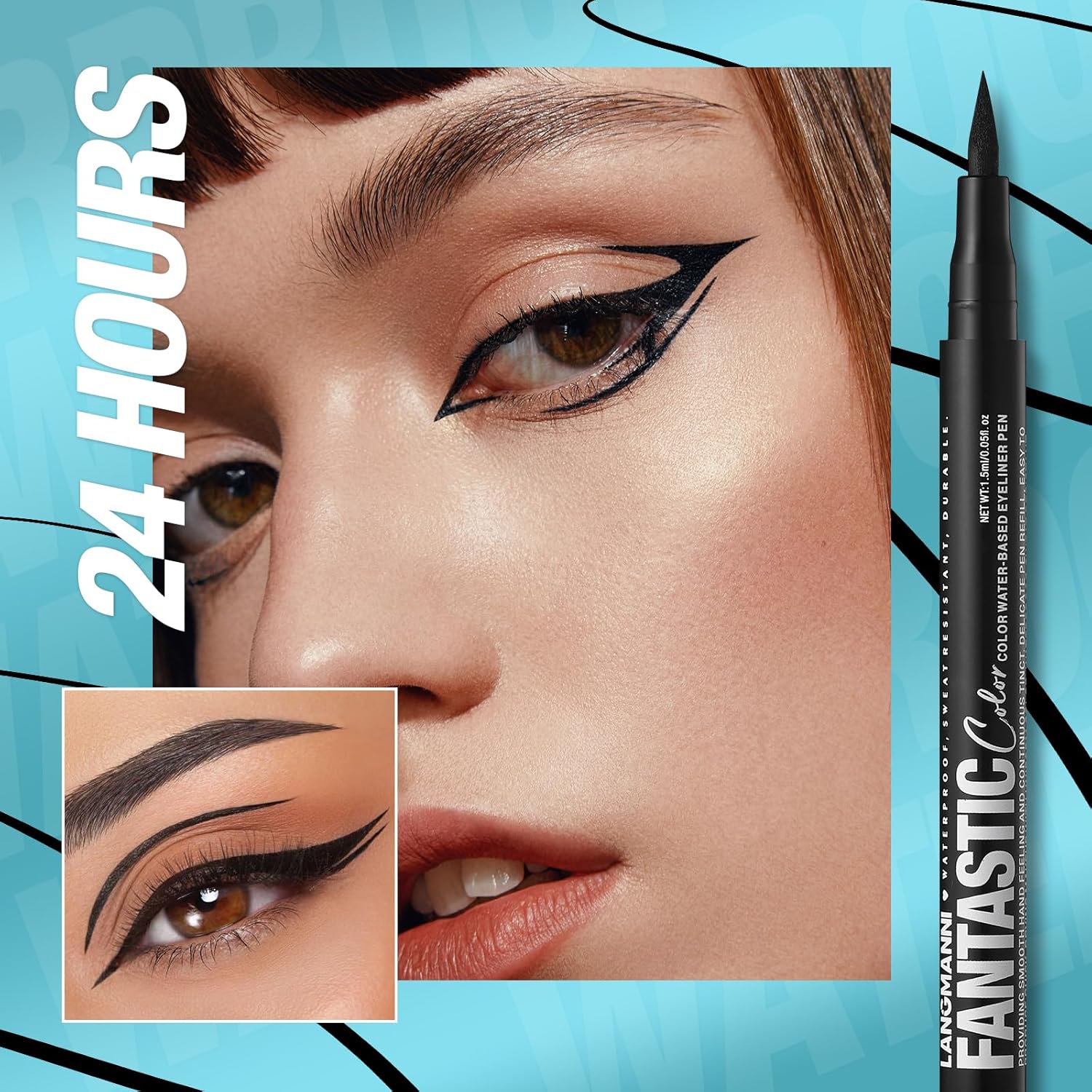 LANGMANNI 12 Colors Matte Liquid Eyeliner Set, Neo... - Image 8