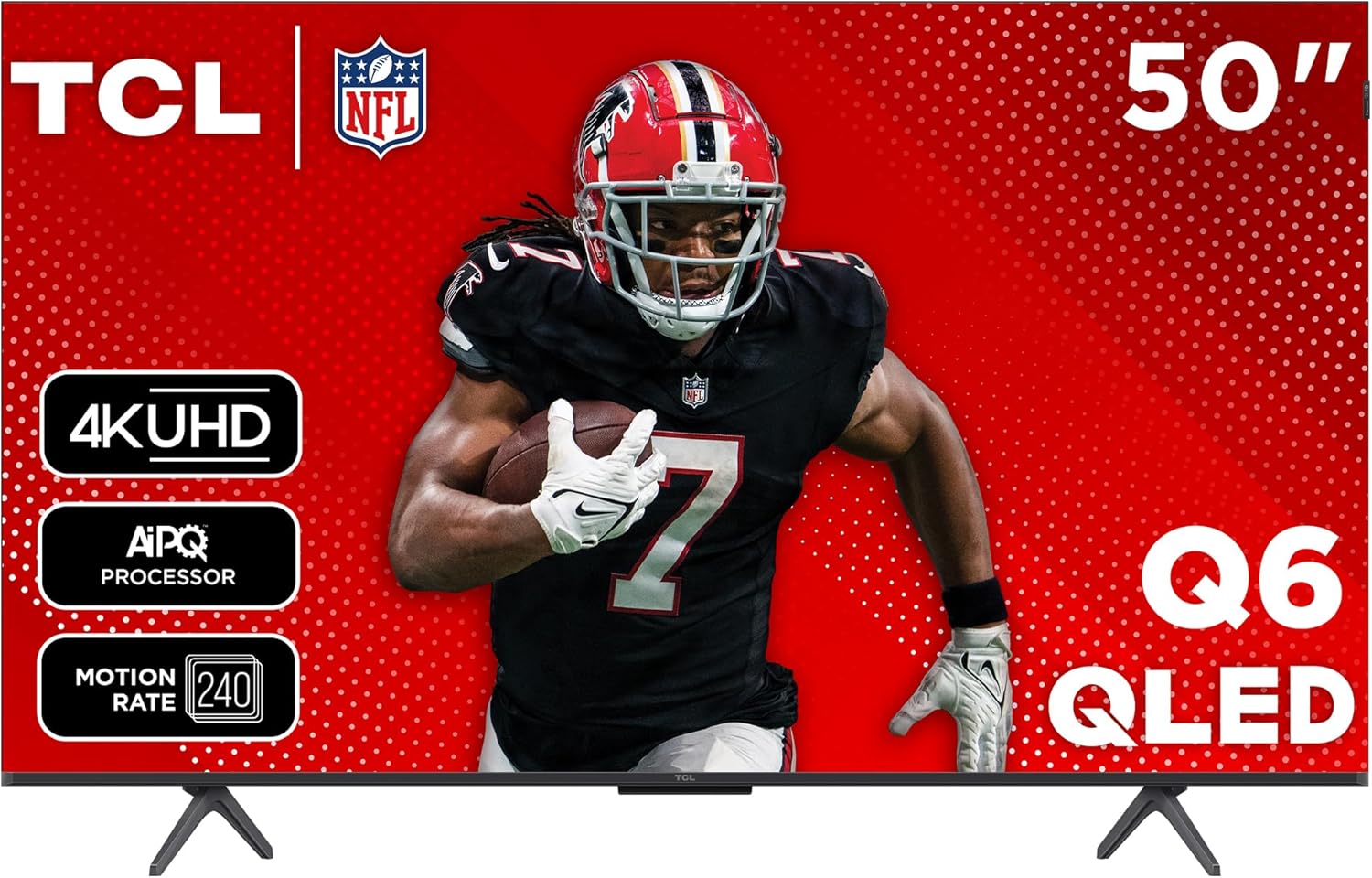 TCL 50-Inch Q65 QLED 4K UHD Smart TV with Google T... - Image 2
