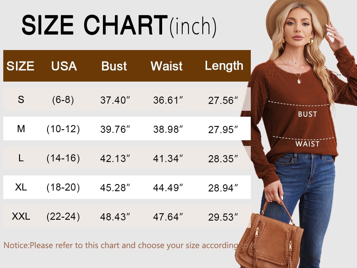 Jescakoo Sweatshirts for Women Fall Sweaters Cable... - Image 5