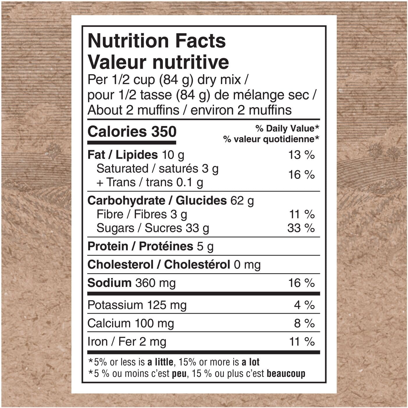 Quaker Muffin Mix Oatmeal Chocolate Chip, 900g - Image 3