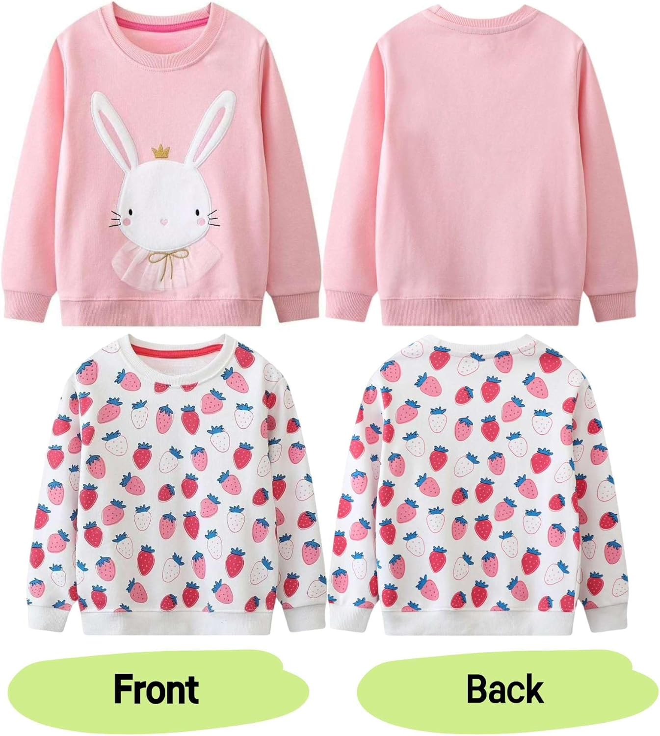 Girls Sweatshirt, Christmas Sweater Shirt Toddler ... - Image 7
