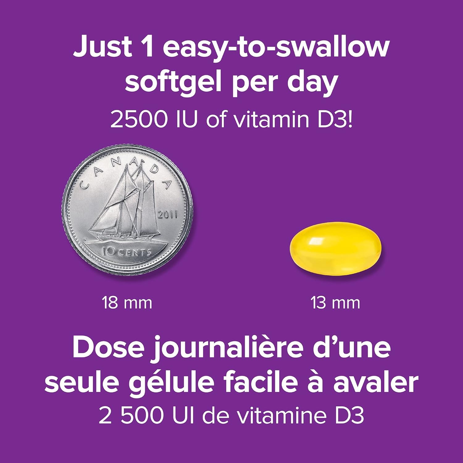 Webber Naturals Vitamin D3 2500 IU Extra Strength,... - Image 6