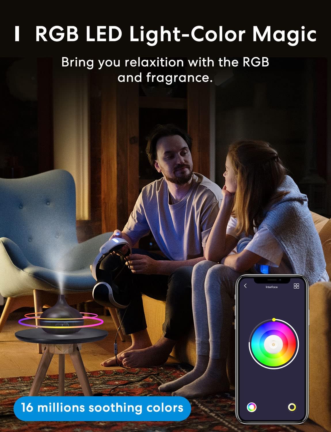 meross Smart WiFi Essential Oil Diffuser Works App... - Image 7