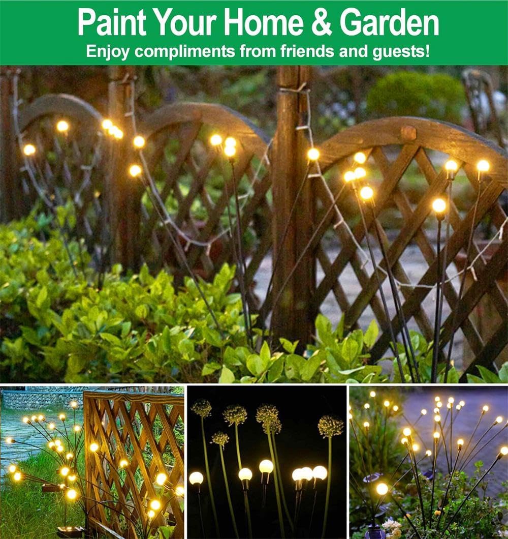 SIOTMERA 4Count Solar Lights Outdoor Waterproof IP... - Image 7