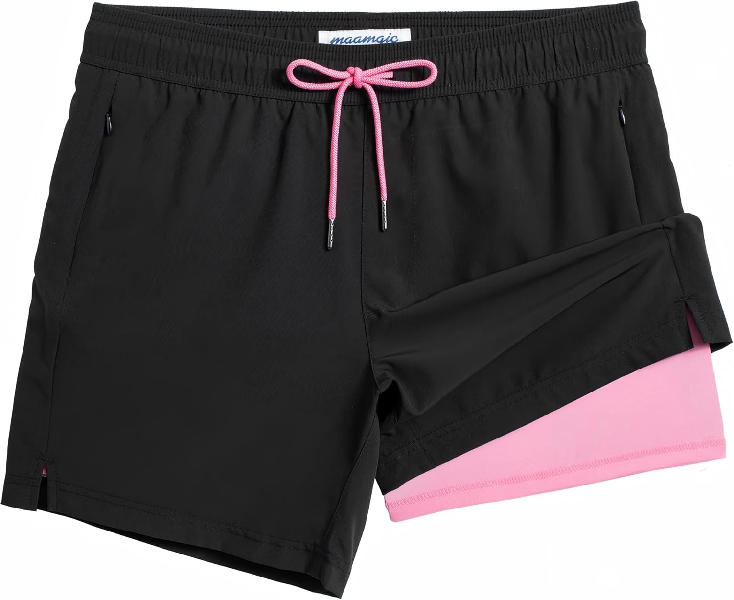 maamgic Mens Swim Trunks with Compression Liner 2 ... - Image 2