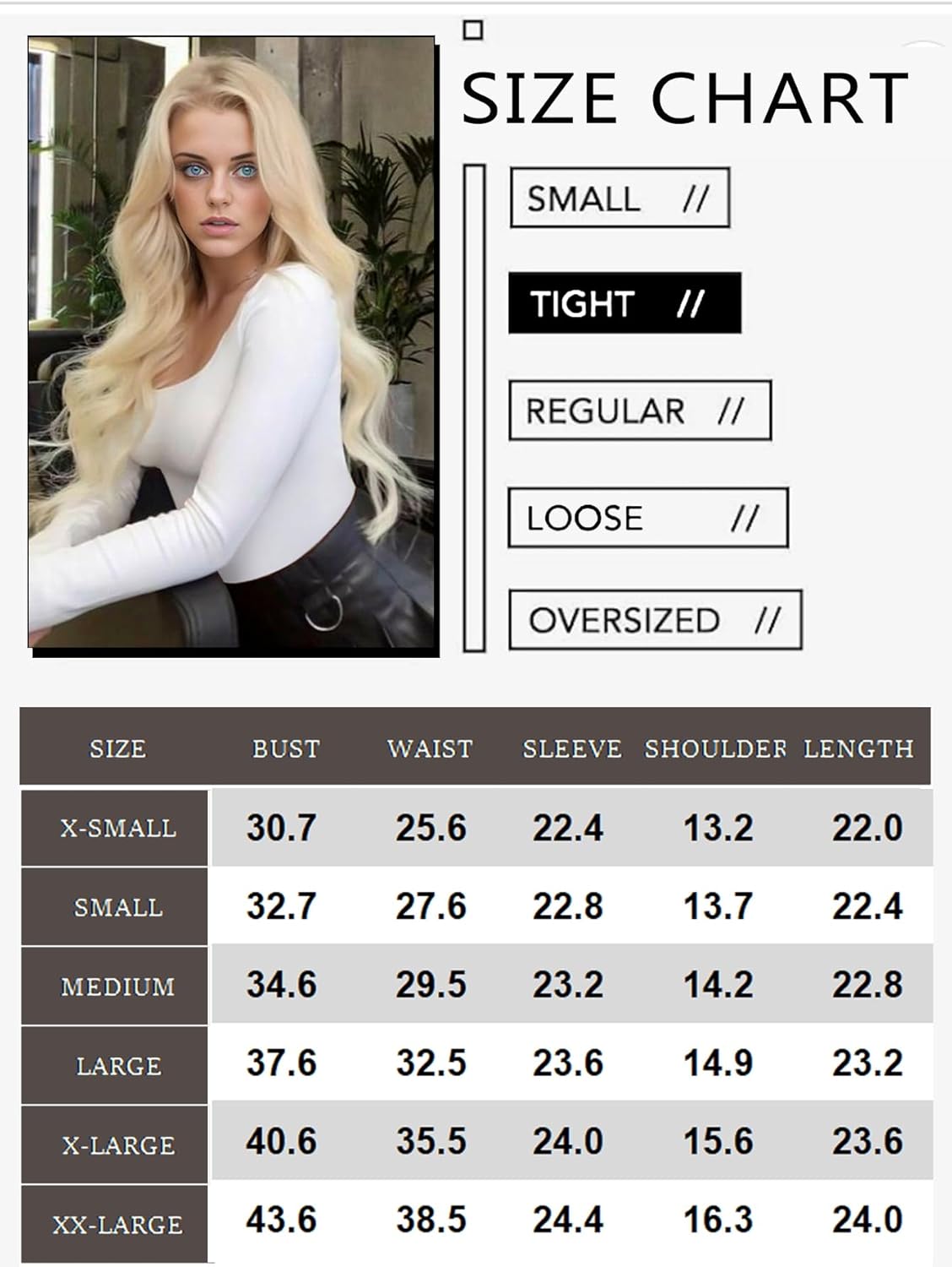 Ekouaer Womens Scoop Neck Tops Long Sleeve Shirts ... - Image 7