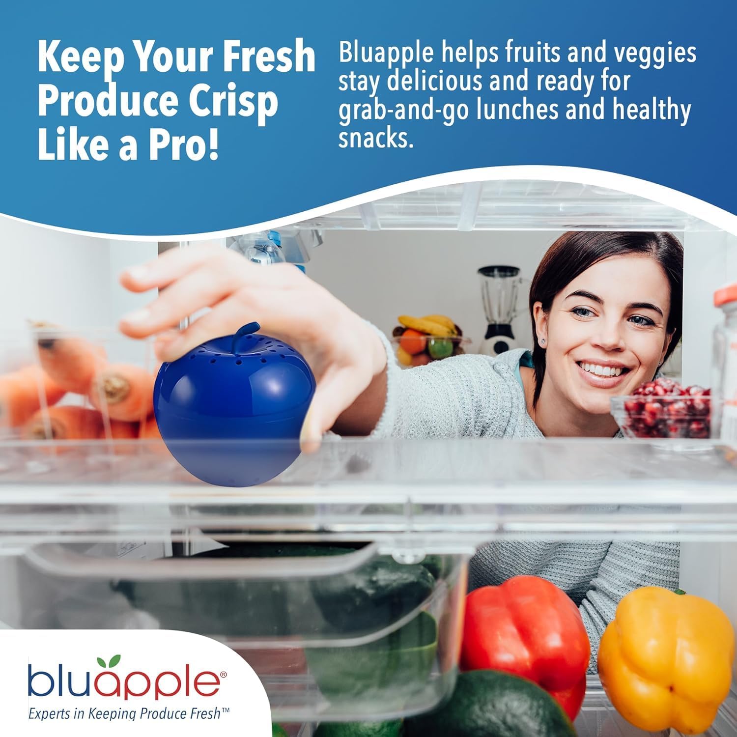 Bluapple Produce Saver Combo Pack - Keeps Fruits &... - Image 7