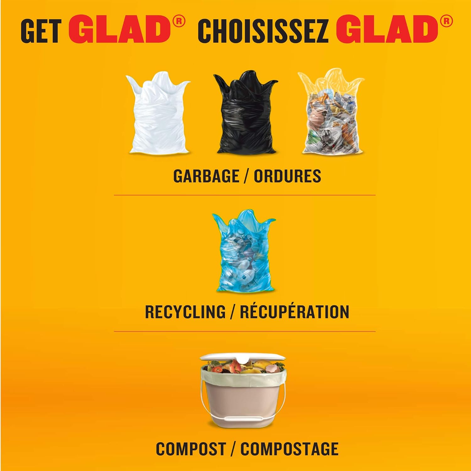 Glad White Garbage Bags - Small 25 Litres - Unscen... - Image 6