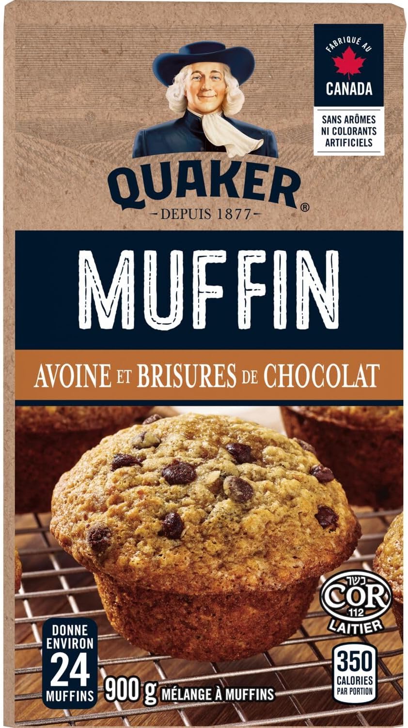 Quaker Muffin Mix Oatmeal Chocolate Chip, 900g - Image 5