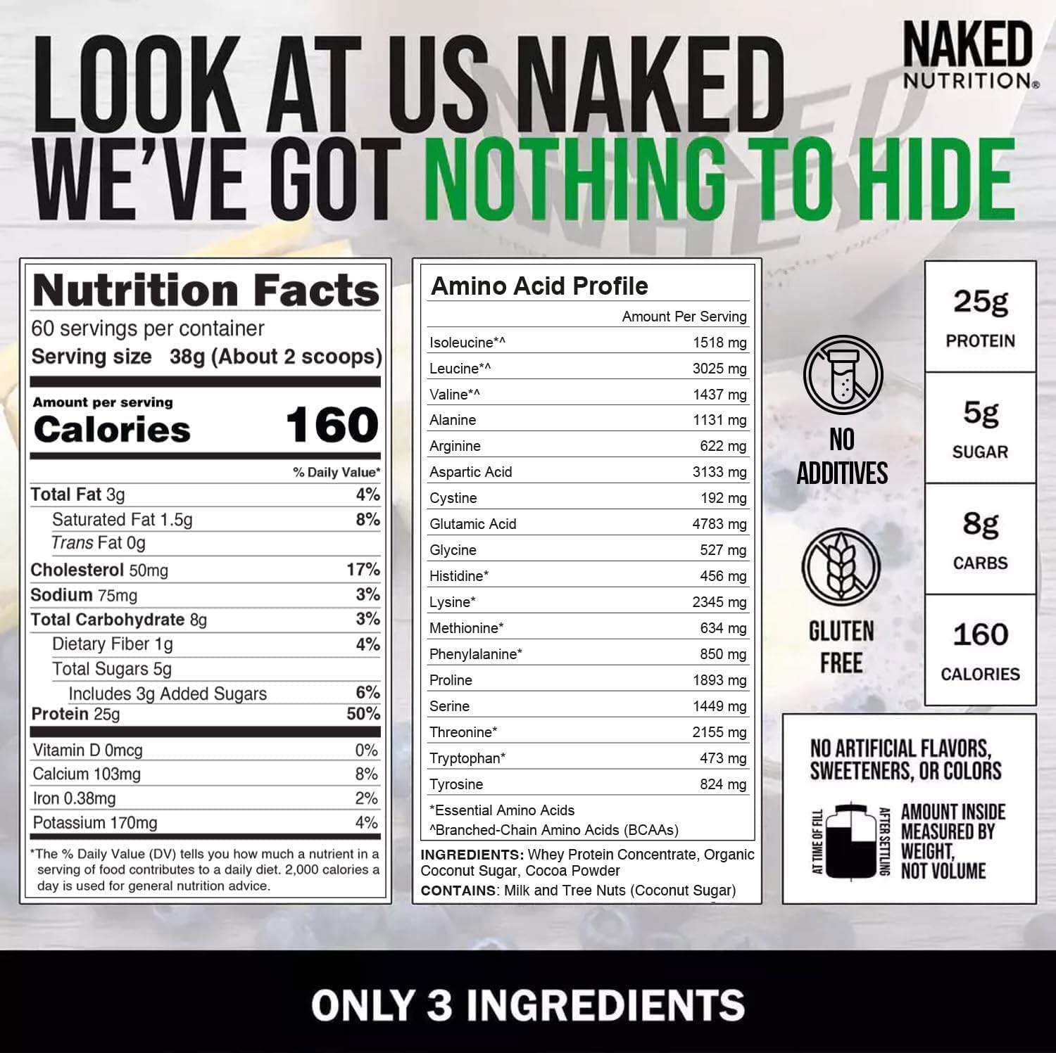 Naked Whey Chocolate Protein - All Natural Grass F... - Image 7