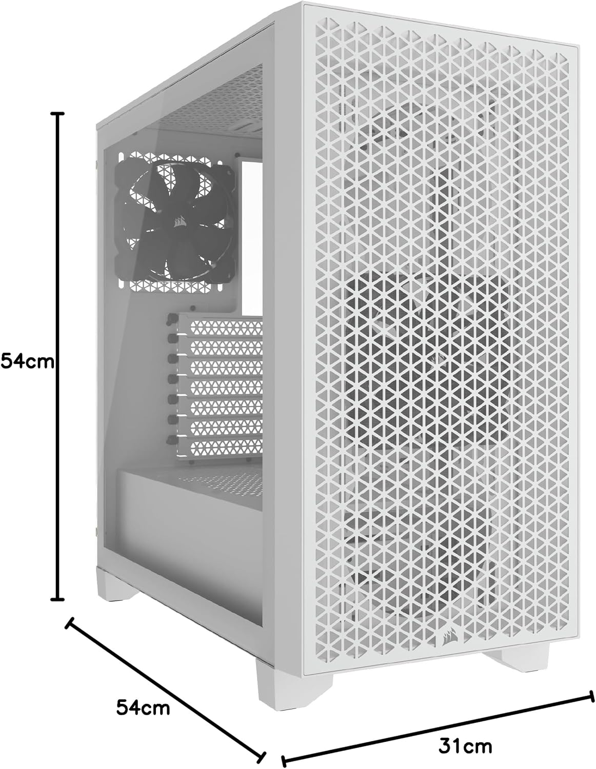 CORSAIR 3000D Airflow Mid-Tower PC Case – 2X SP120... - Image 9