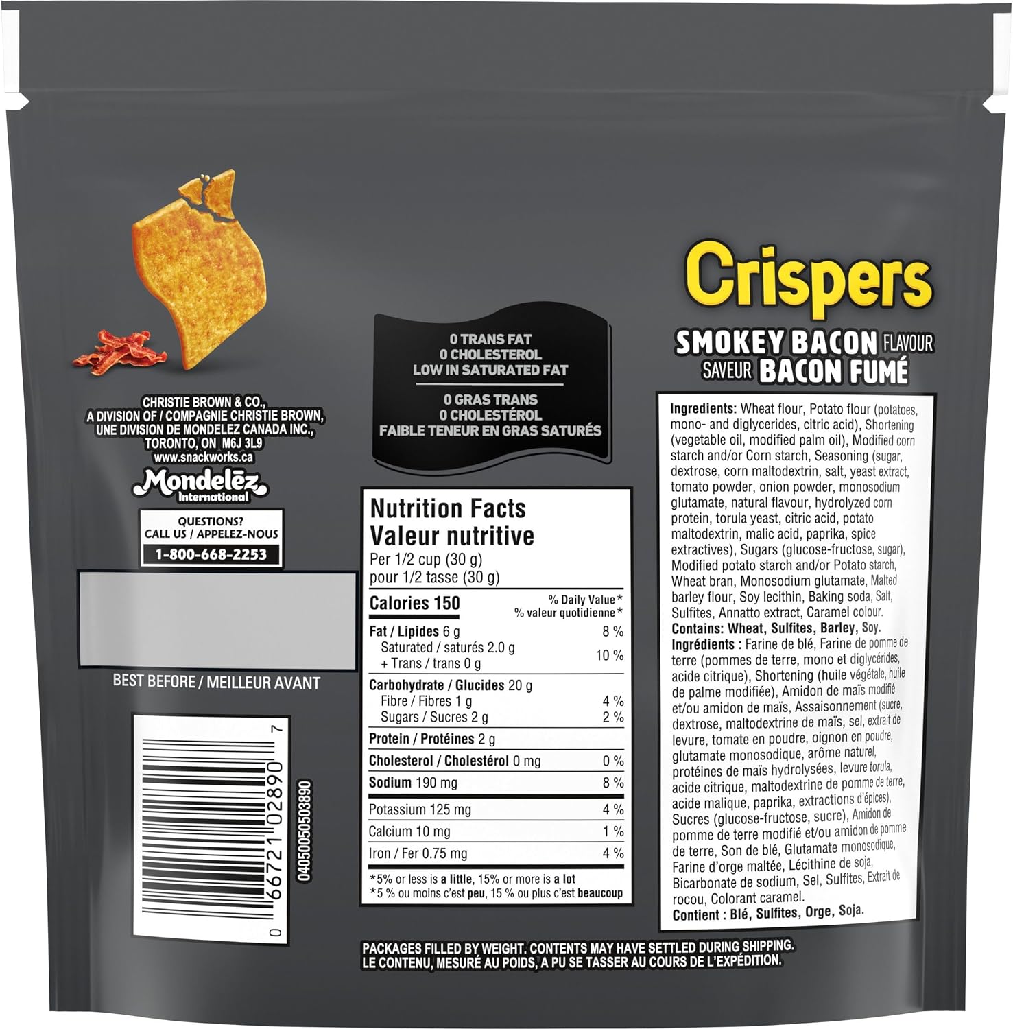 CRISPERS, Smokey Bacon Crackers, Salty Snacks, Bak... - Image 8