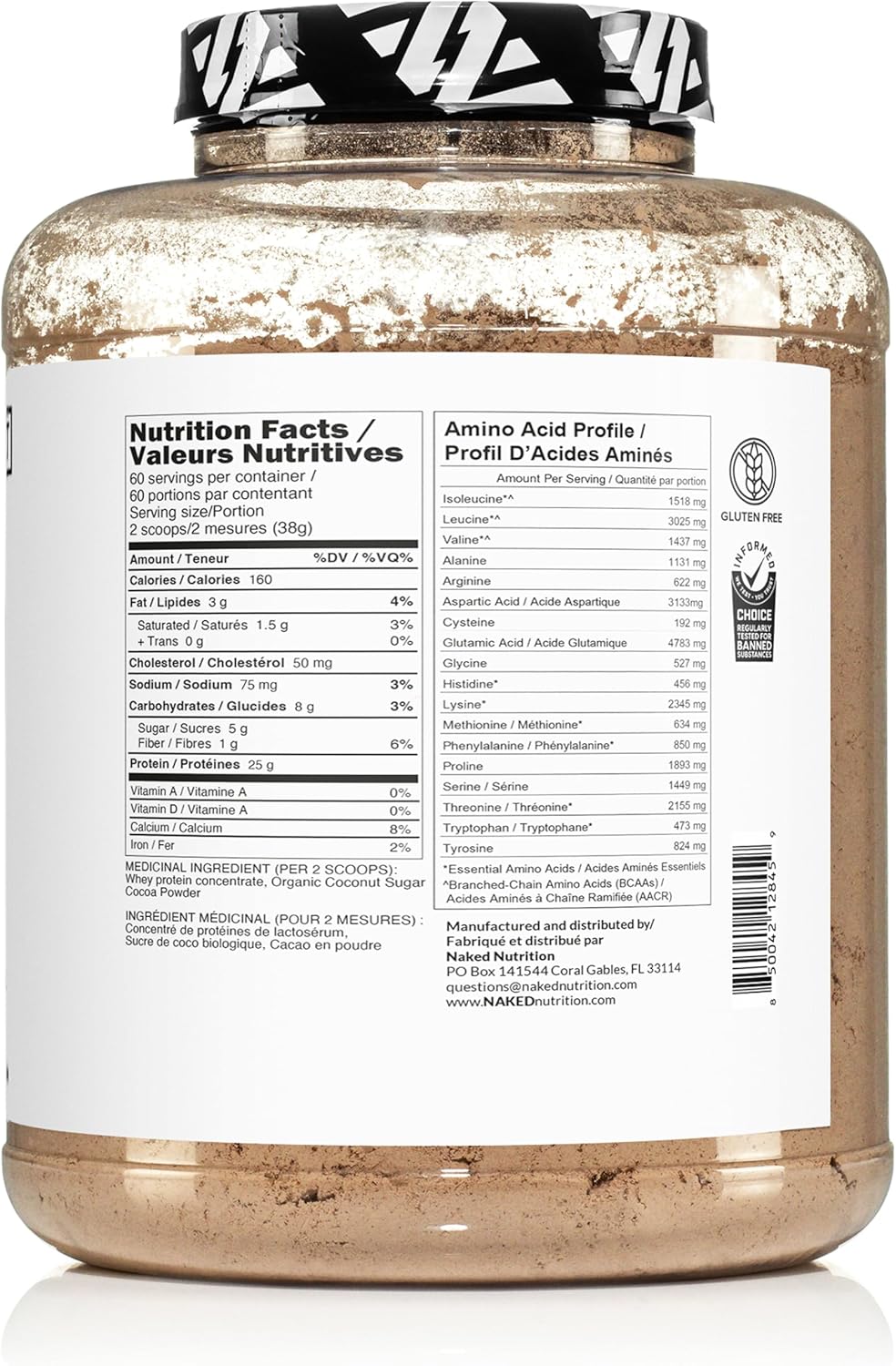 Naked Whey Chocolate Protein - All Natural Grass F... - Image 5