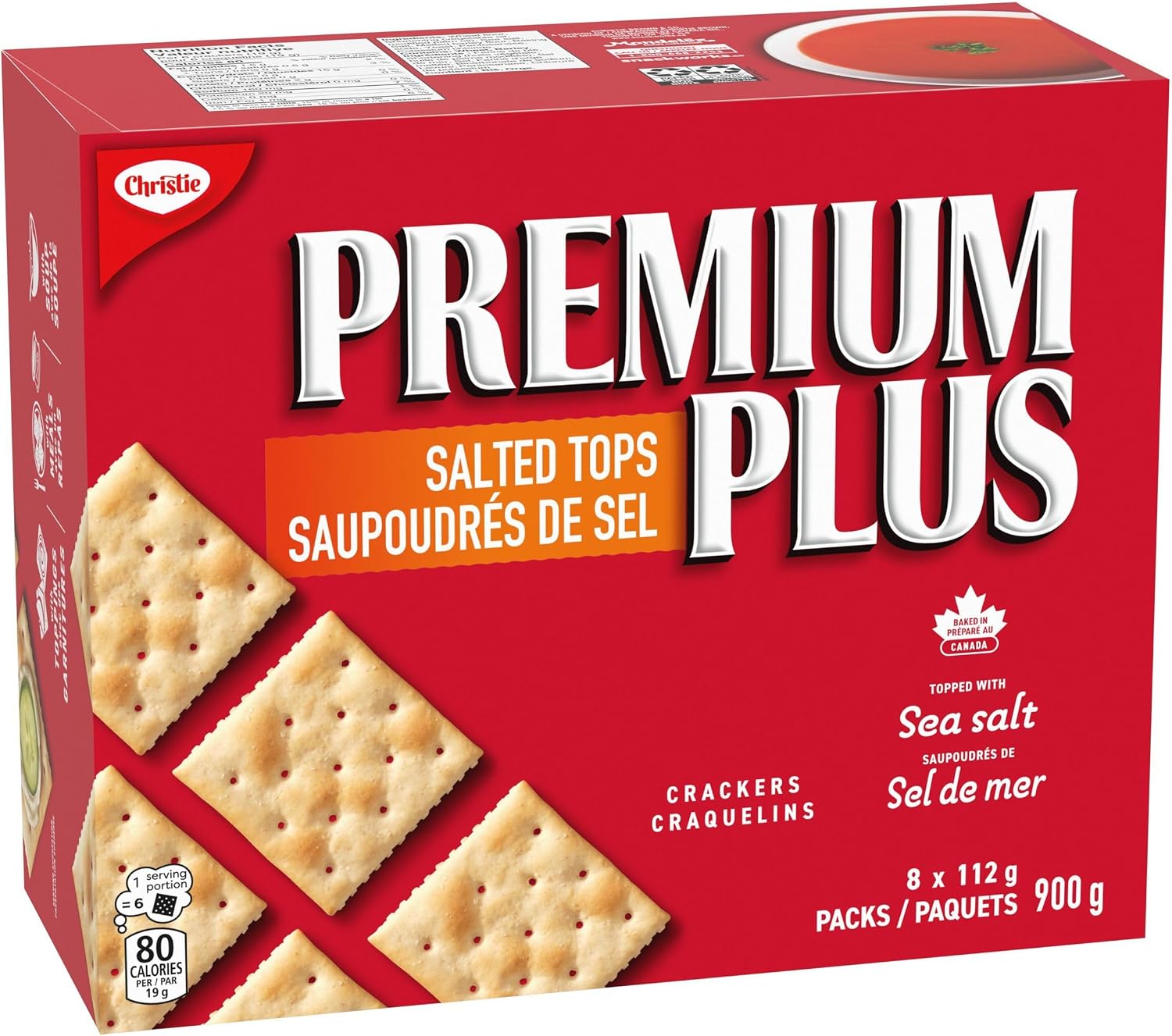 Premium Plus Salted Crackers, 900G, Baked in Canad... - Image 10