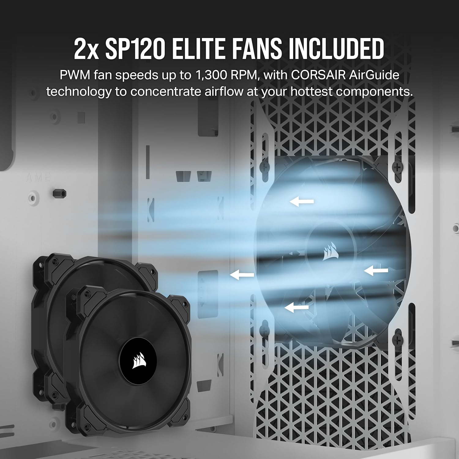 CORSAIR 3000D Airflow Mid-Tower PC Case – 2X SP120... - Image 5