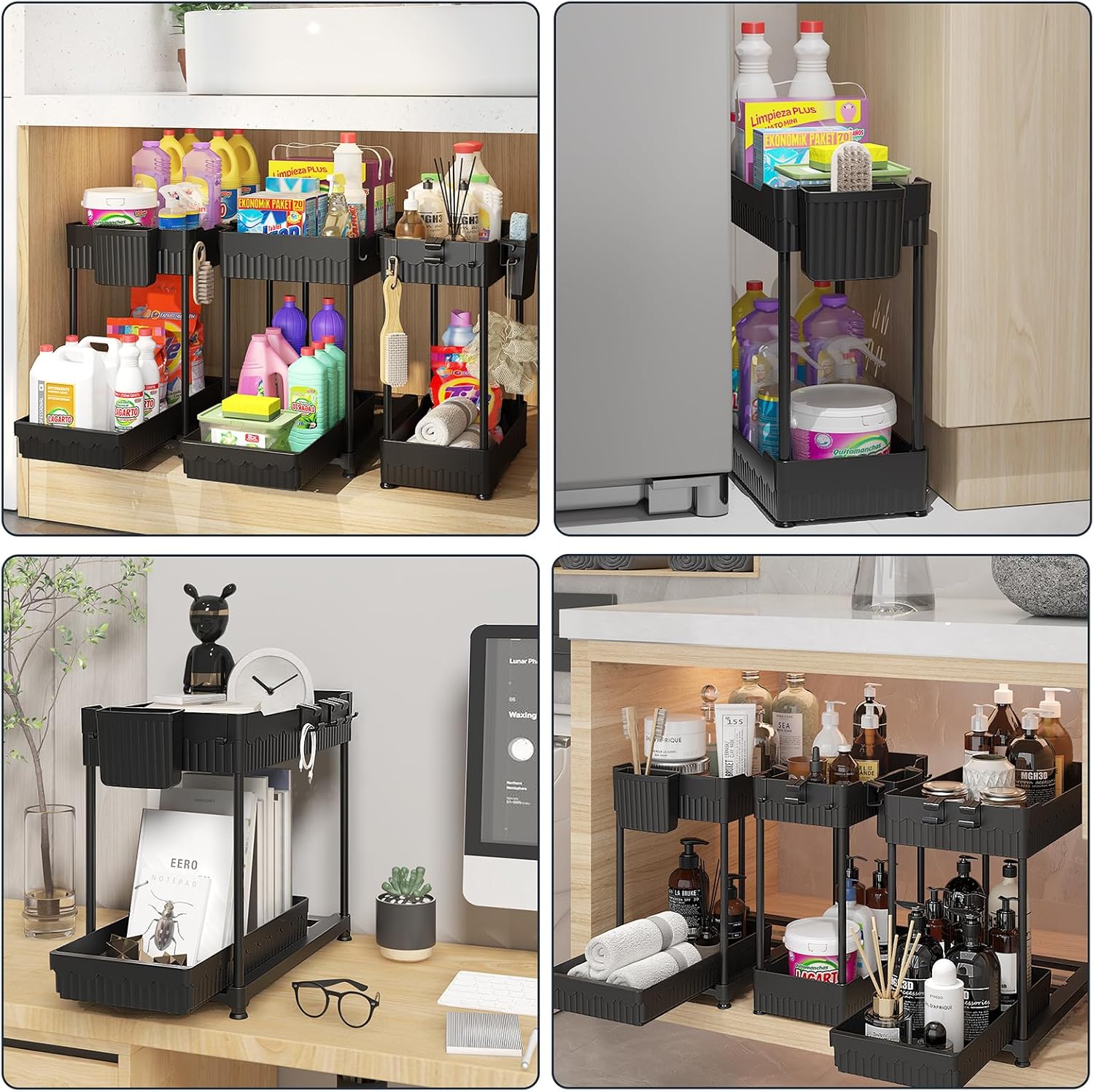 Sevenblue Under Sink Organizer 3 Pack, Bathroom Or... - Image 7
