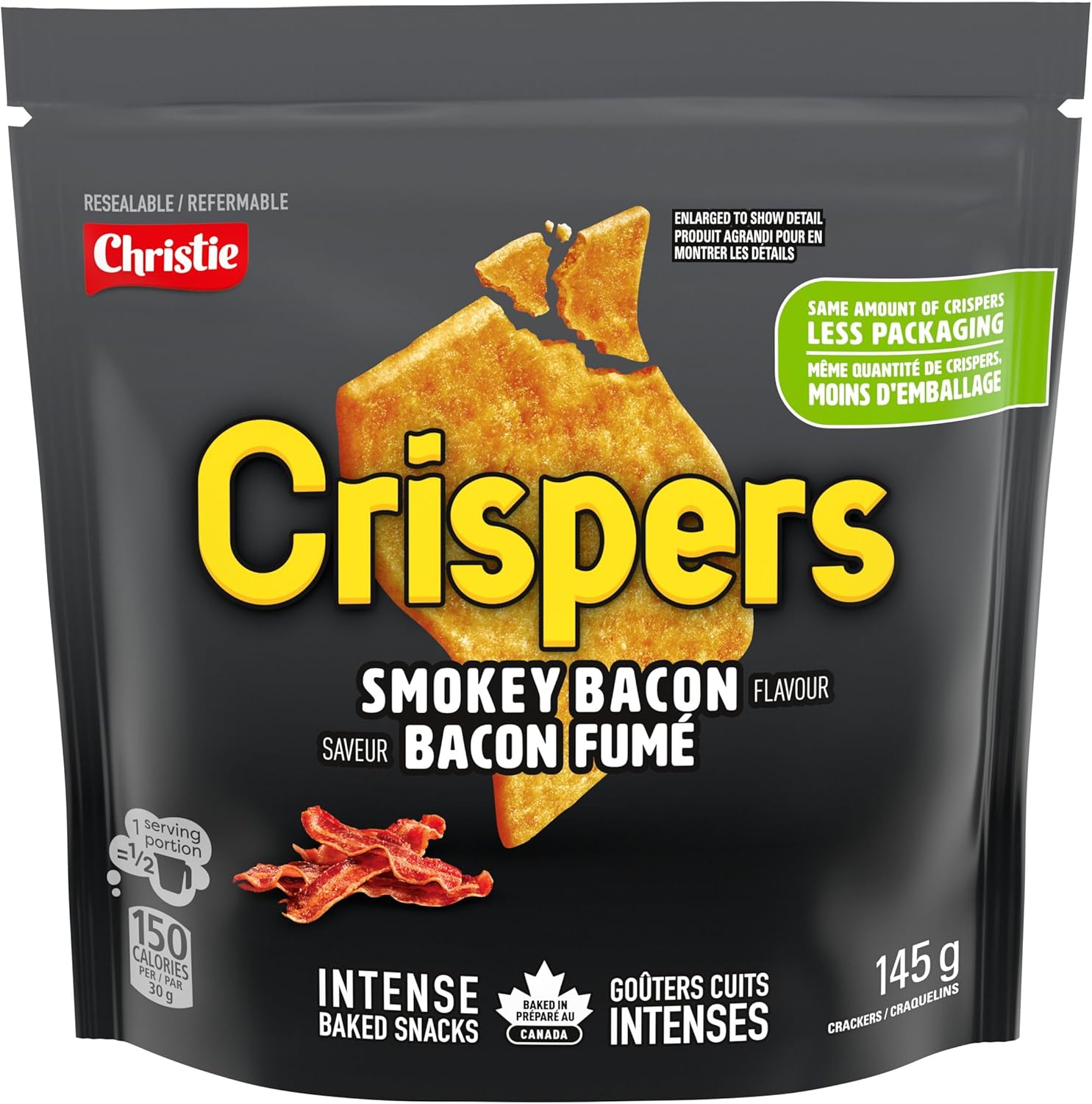 CRISPERS, Smokey Bacon Crackers, Salty Snacks, Bak... - Image 2