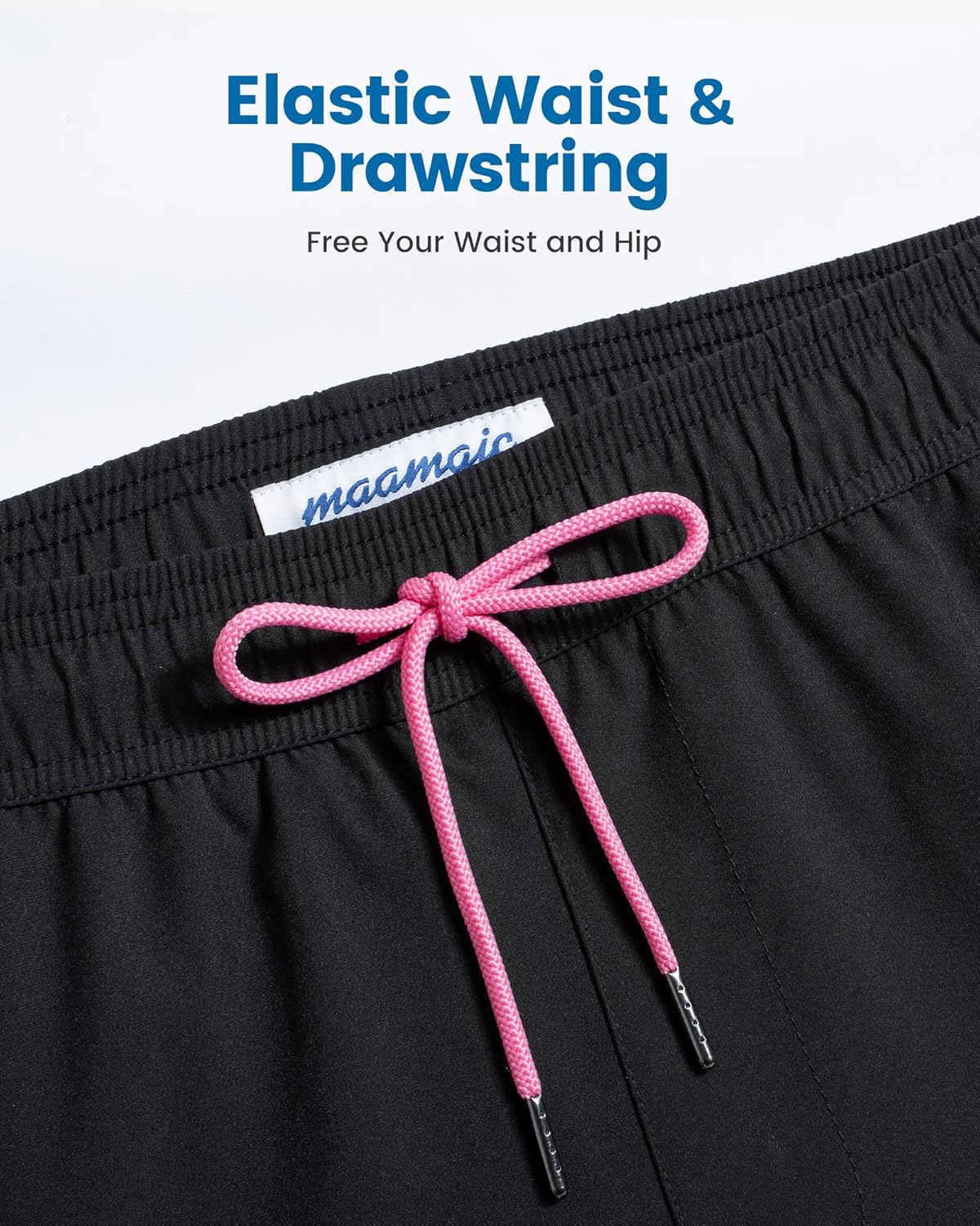 maamgic Mens Swim Trunks with Compression Liner 2 ... - Image 3