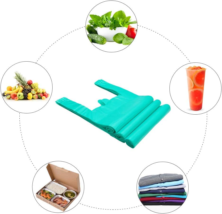 T Shirt Bags Plastic Grocery Bags with Handles in ... - Image 7