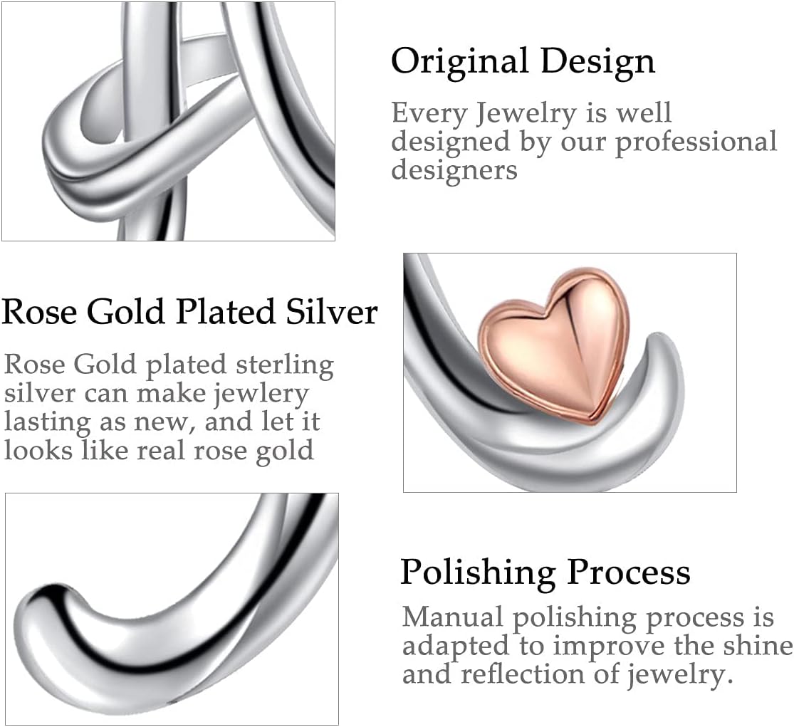 CELESTIA Sterling Silver Initial Necklaces 26 Lett... - Image 9