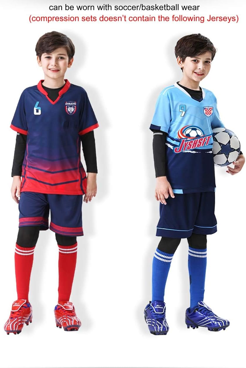 Kids' Girls Compression Base Layer Leggings Set Lo... - Image 7