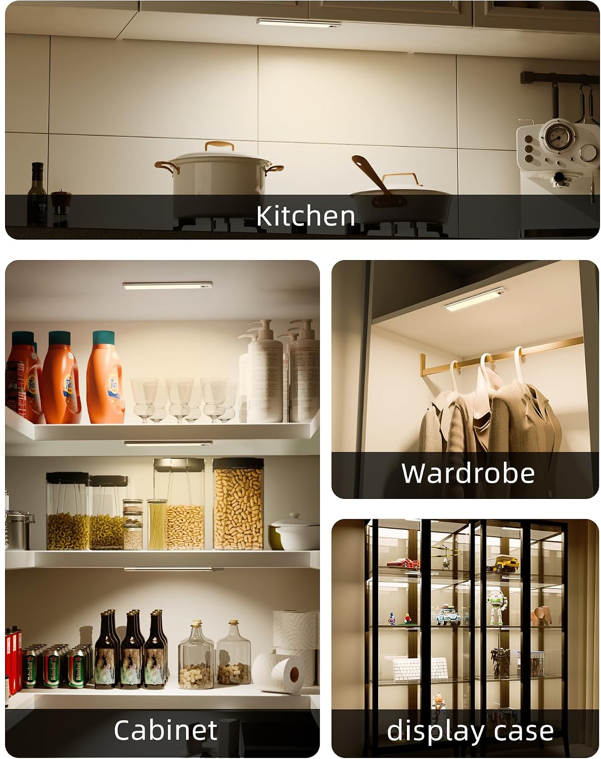EZVALO Under Cabinet Lights, LED Closet Lights Wir... - Image 8
