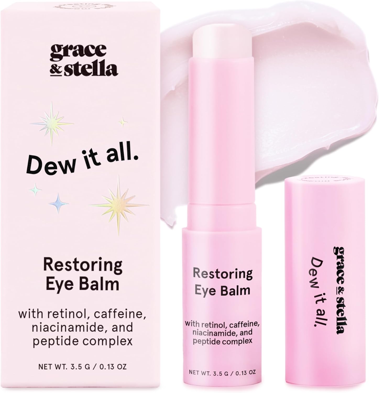 grace & stella Retinol & Caffeine Eye Cream Stick ... - Image 2