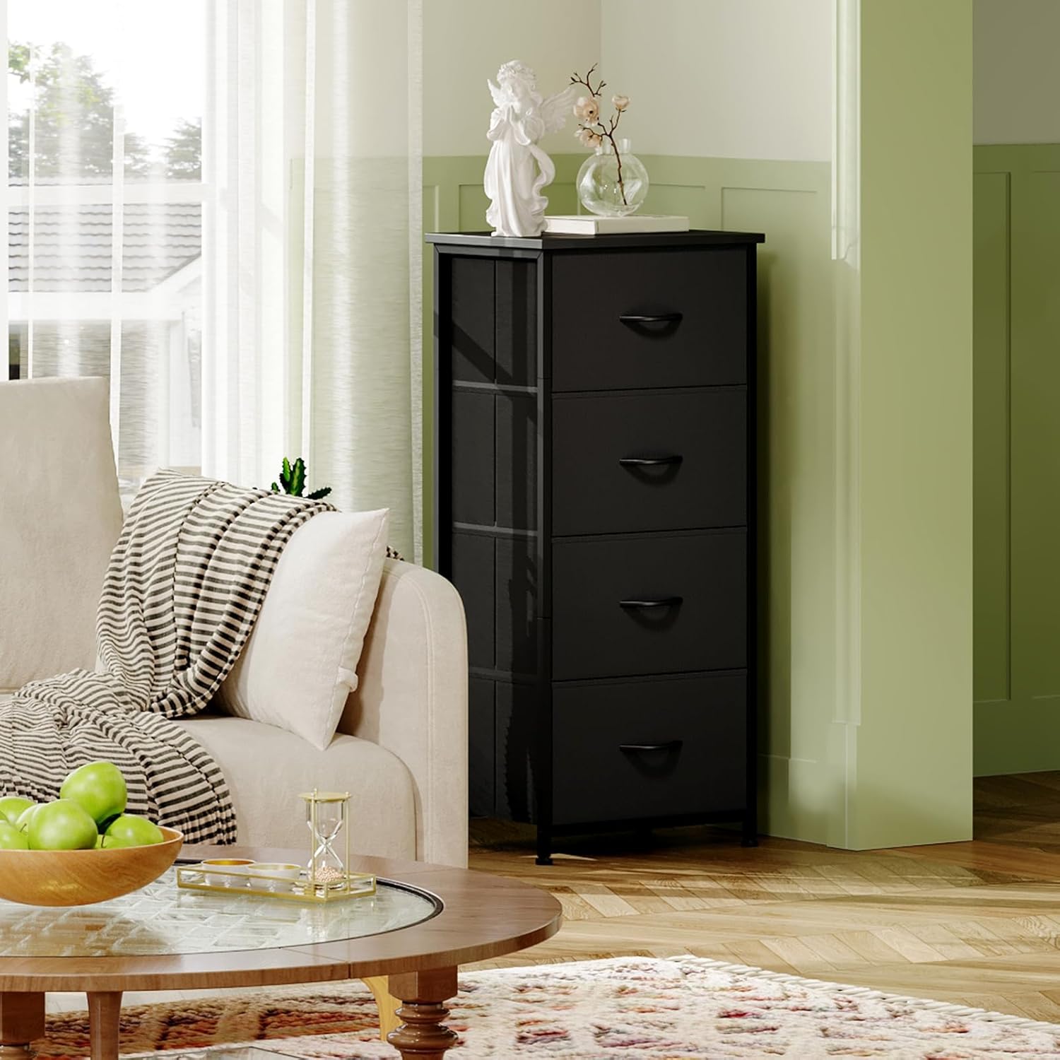 Somdot Tall Dresser for Bedroom with 4 Drawers, St... - Image 5