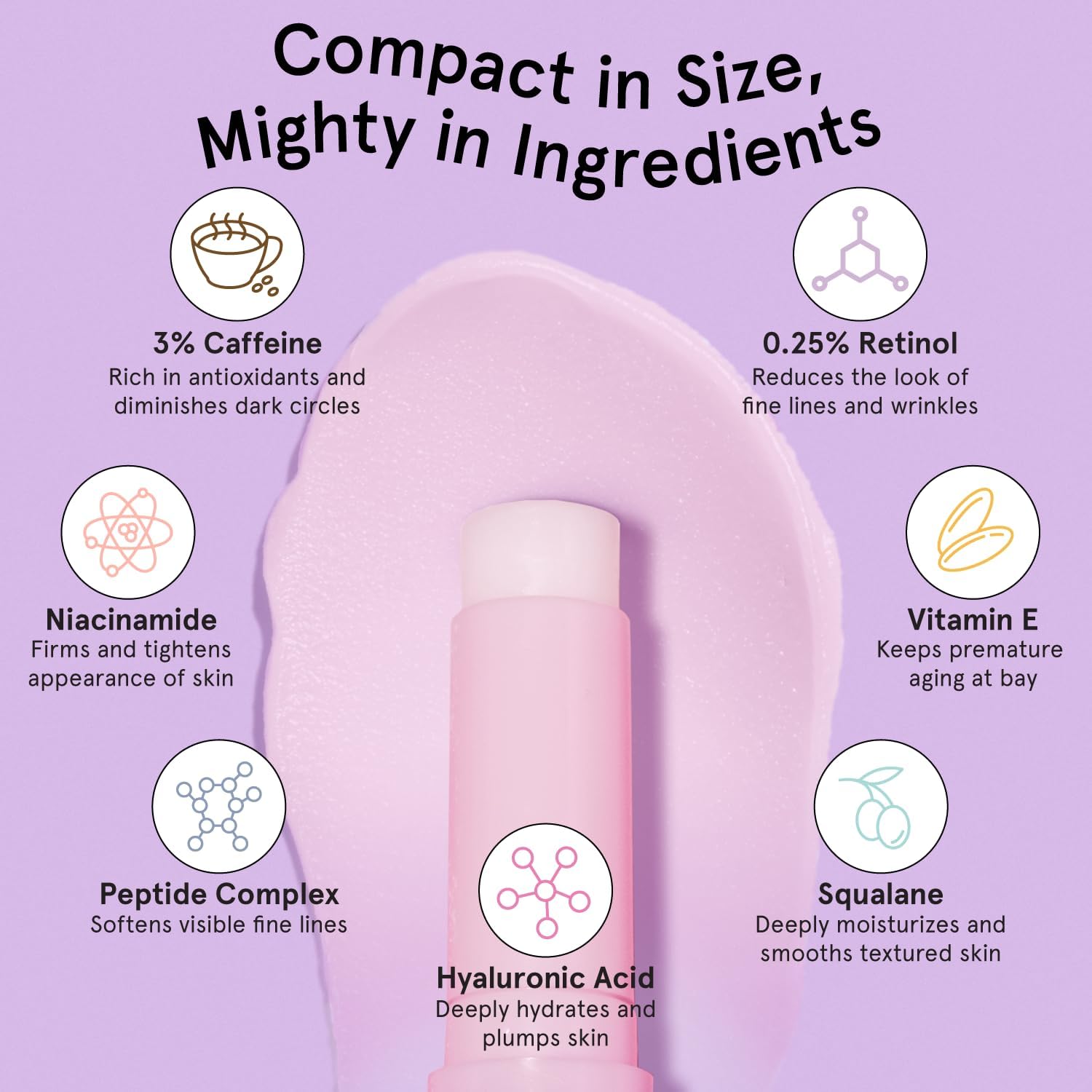 grace & stella Retinol & Caffeine Eye Cream Stick ... - Image 5