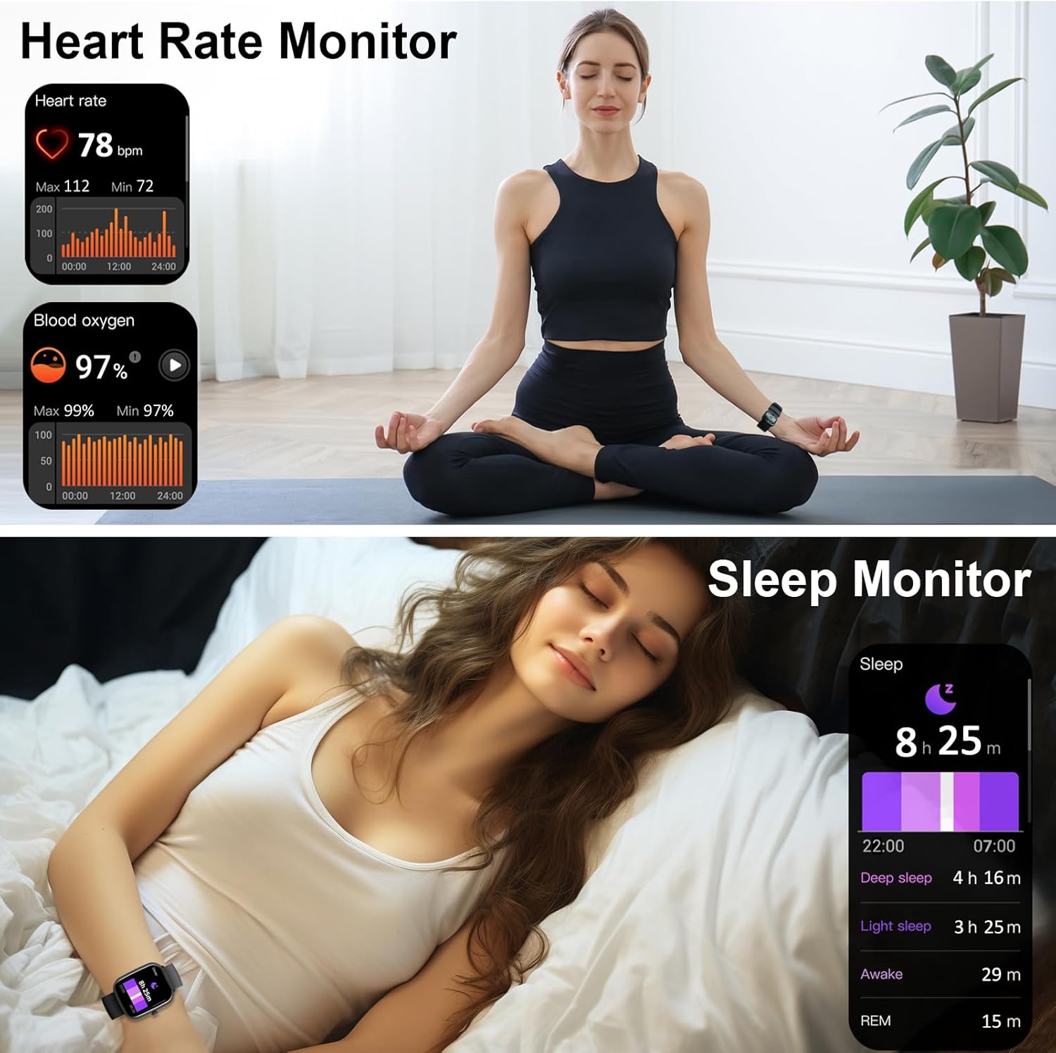 Smart Watch for Women Men, 1.91" HD Screen Smartwa... - Image 6