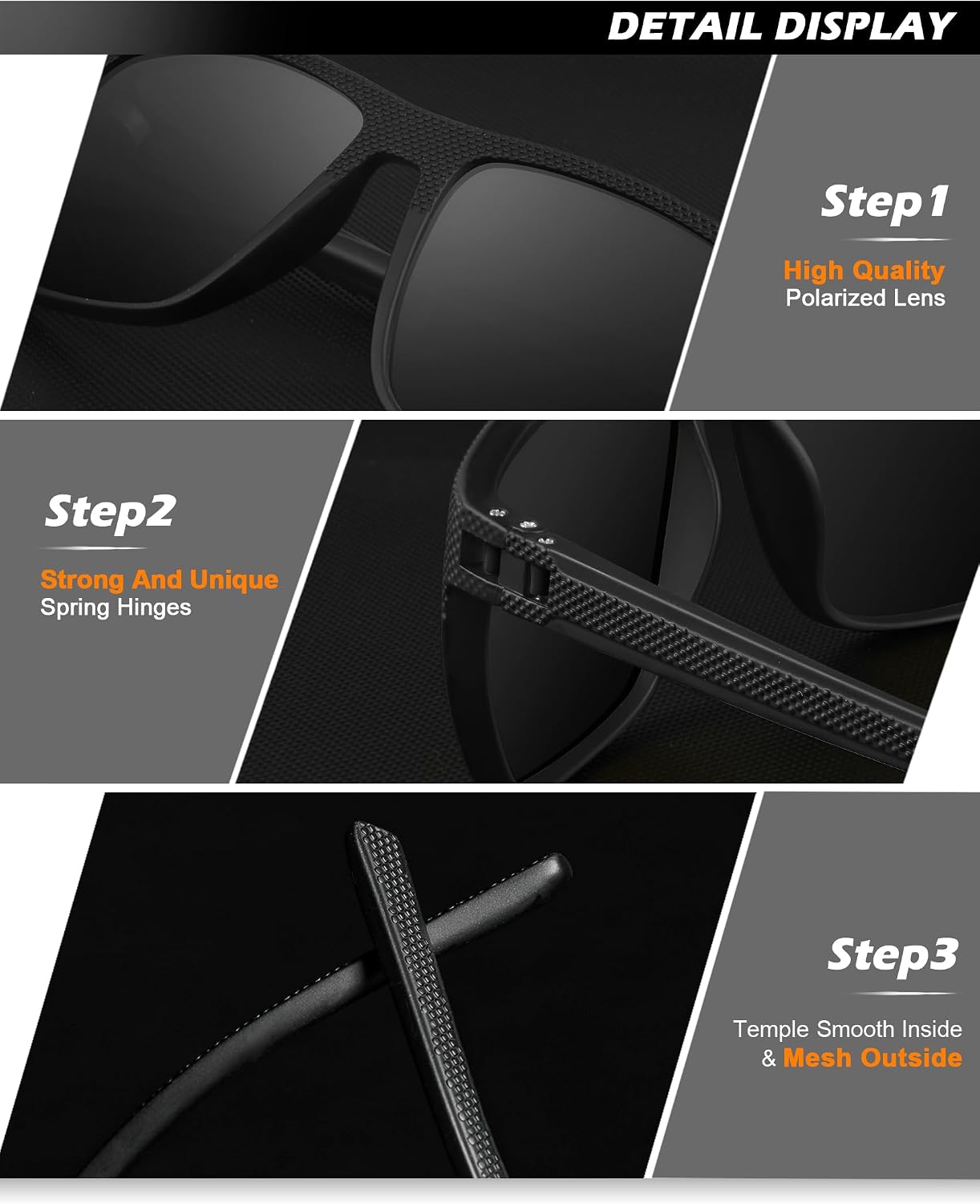 NSSIW Polarized Sunglasses-for-Men-and-Women Mens ... - Image 4
