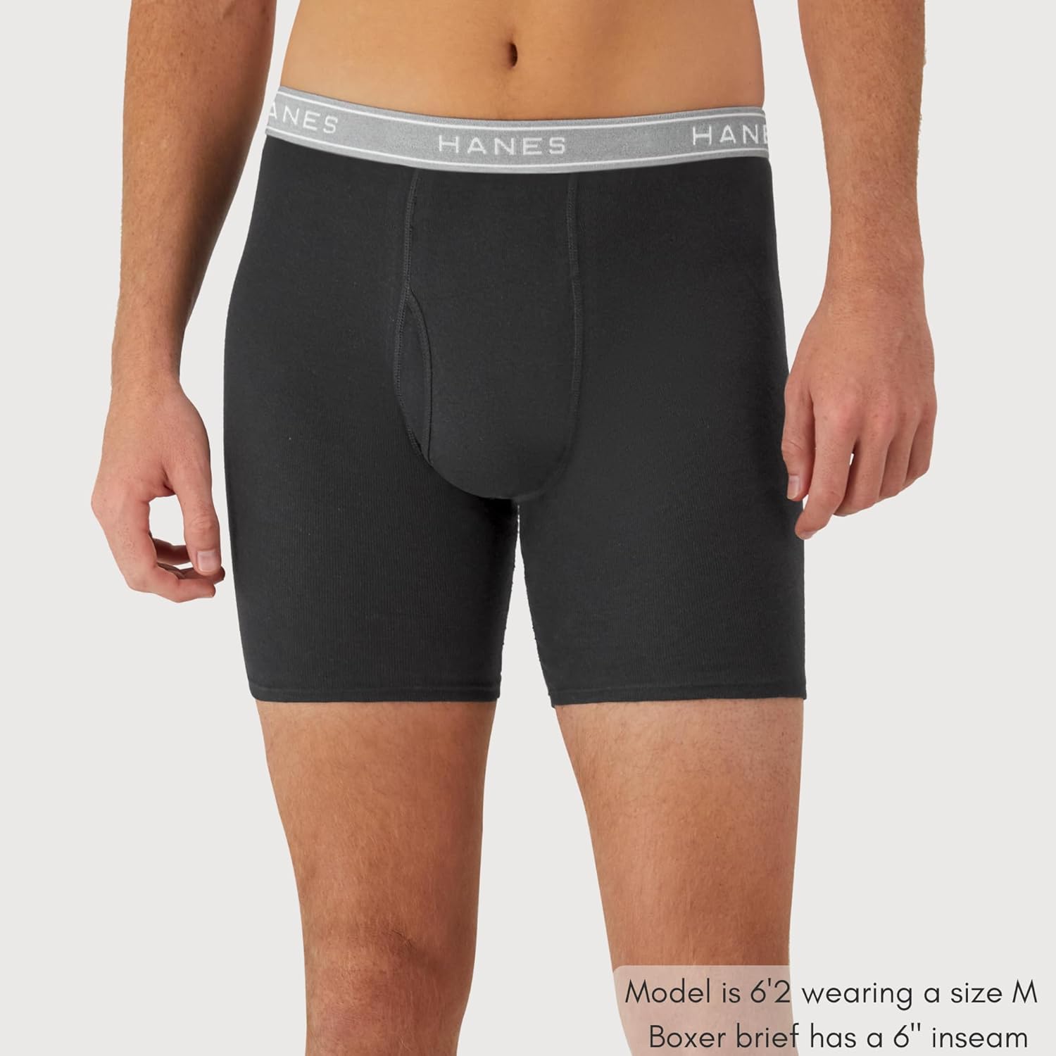 Hanes Men's Underwear Boxer Briefs, Cool Dri Moist... - Image 3