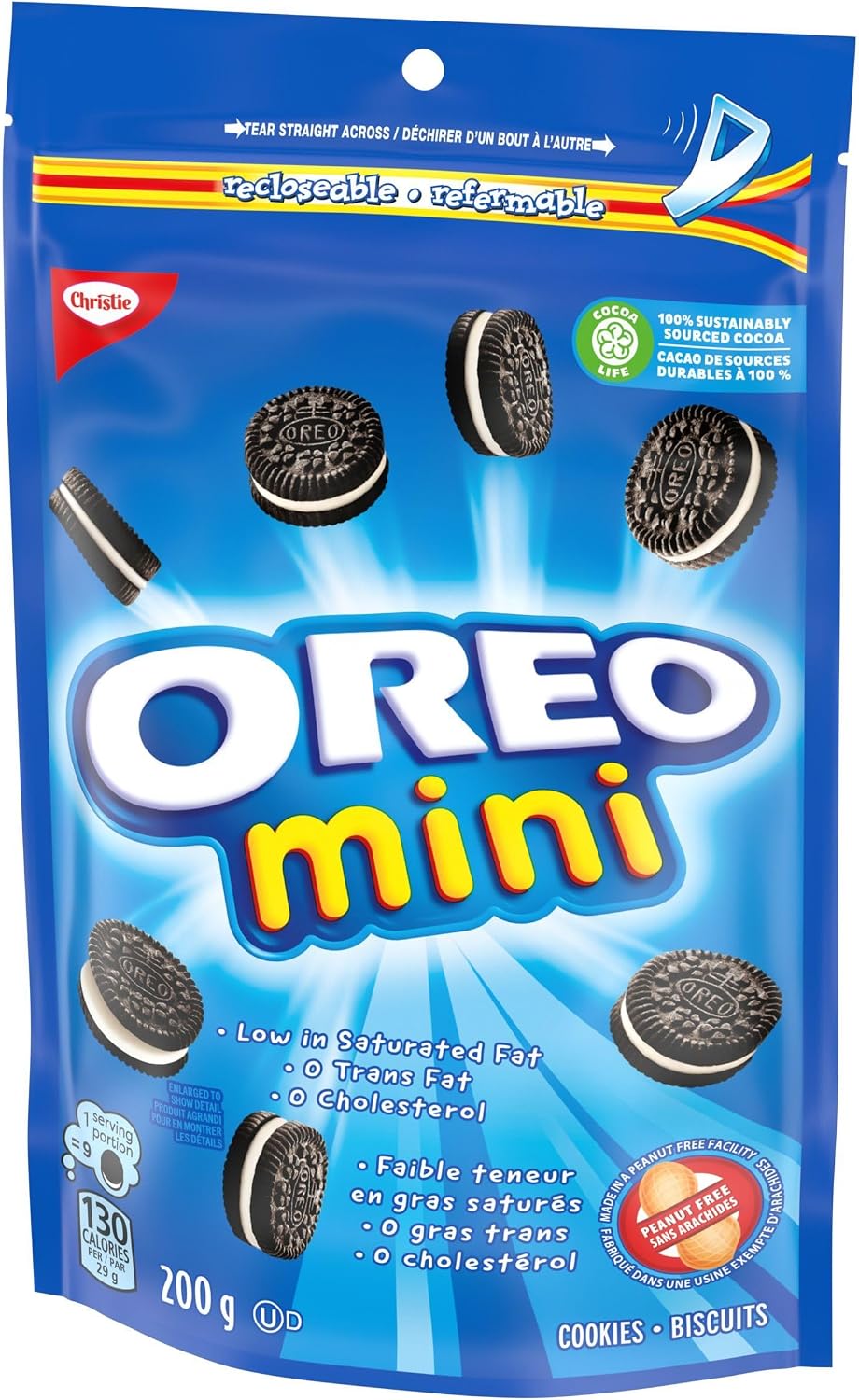 OREO Mini Original Chocolate Sandwich Cookies, Pea... - Image 11
