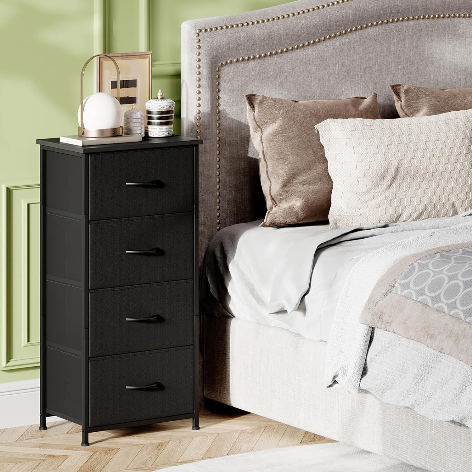 Somdot Tall Dresser for Bedroom with 4 Drawers, St... - Image 3