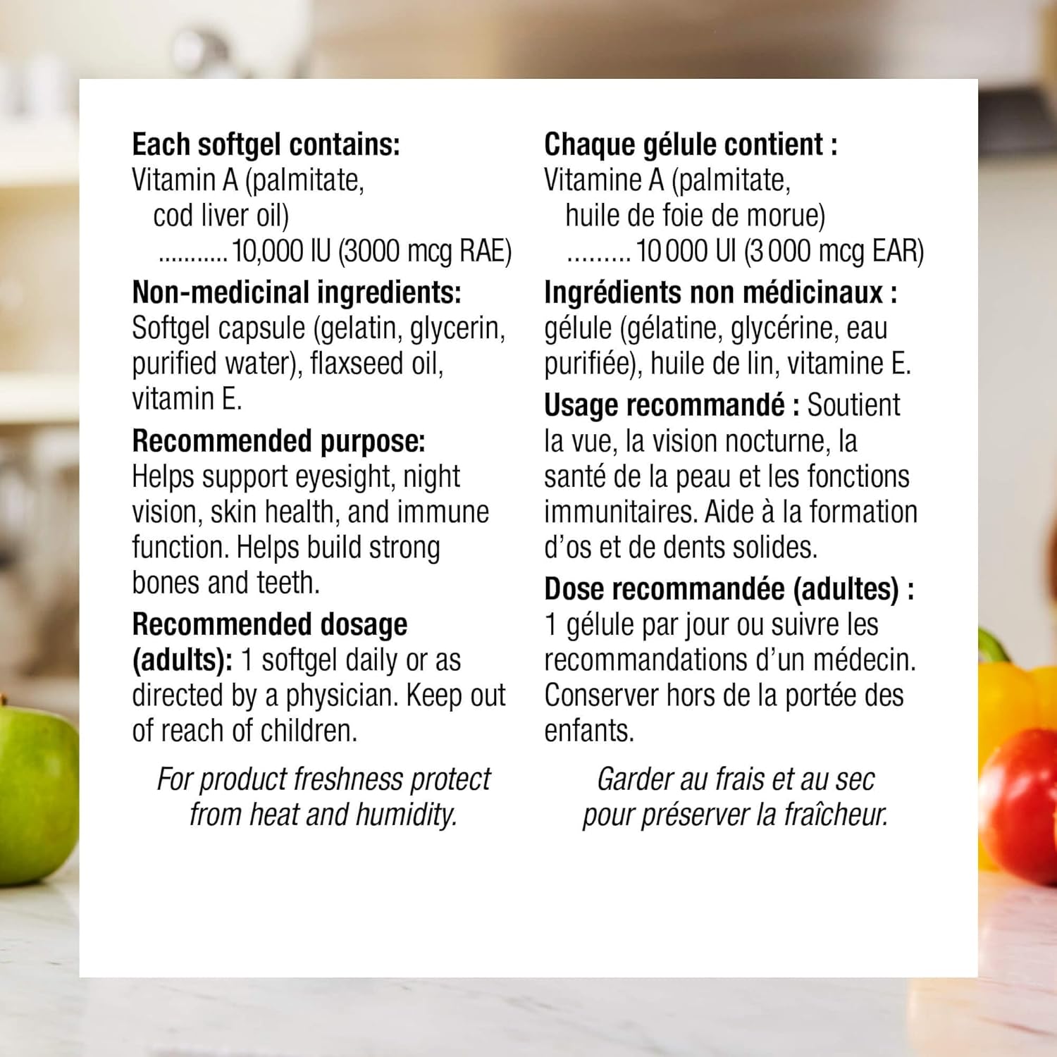 Webber Naturals Vitamin A 10,000 IU, 110 Softgels,... - Image 5