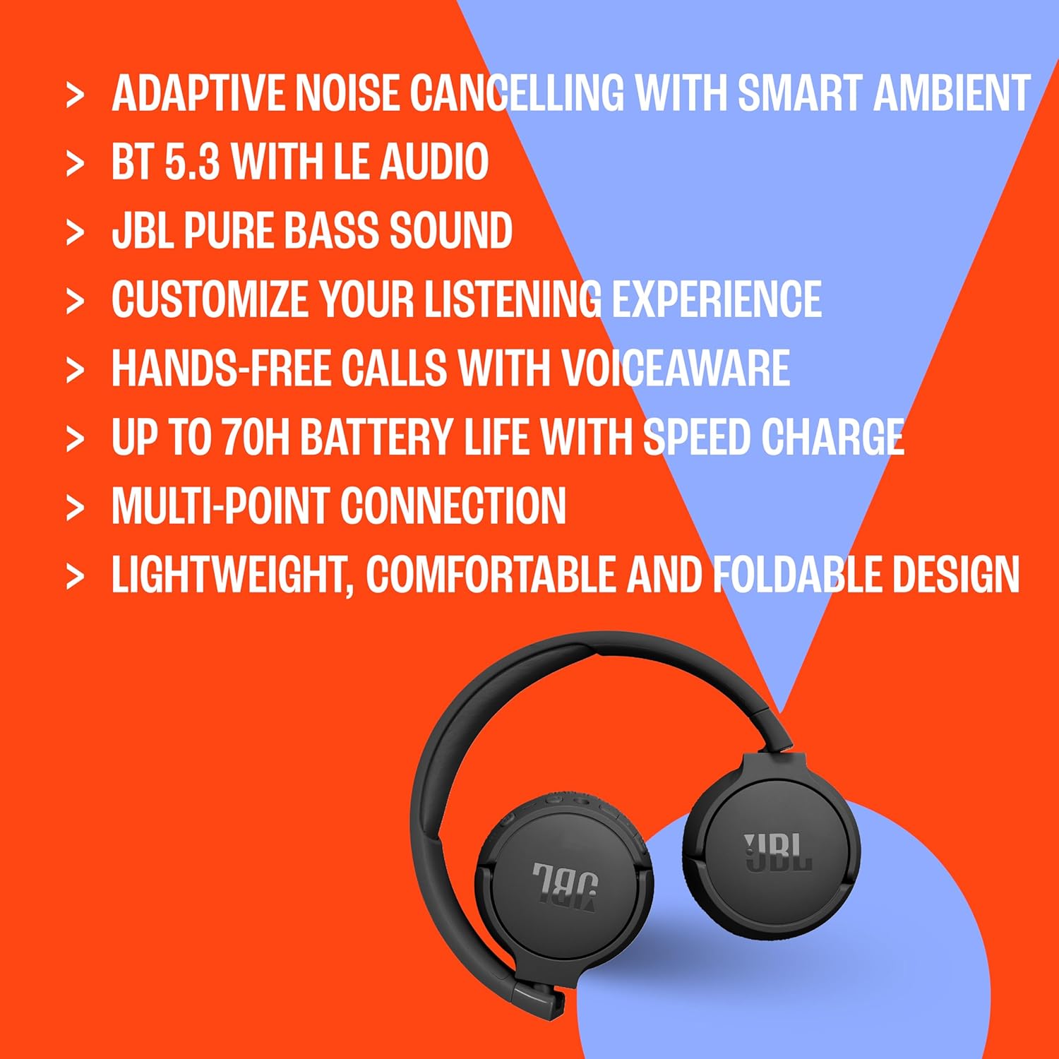 JBL Tune 670NC - Adaptive Noise Cancelling with Sm... - Image 6