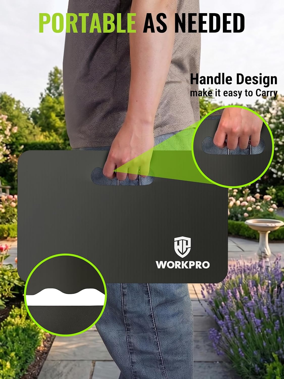 WORKPRO Extra Thick Kneeling Pad: 17.5x11x1.4 in N... - Image 8