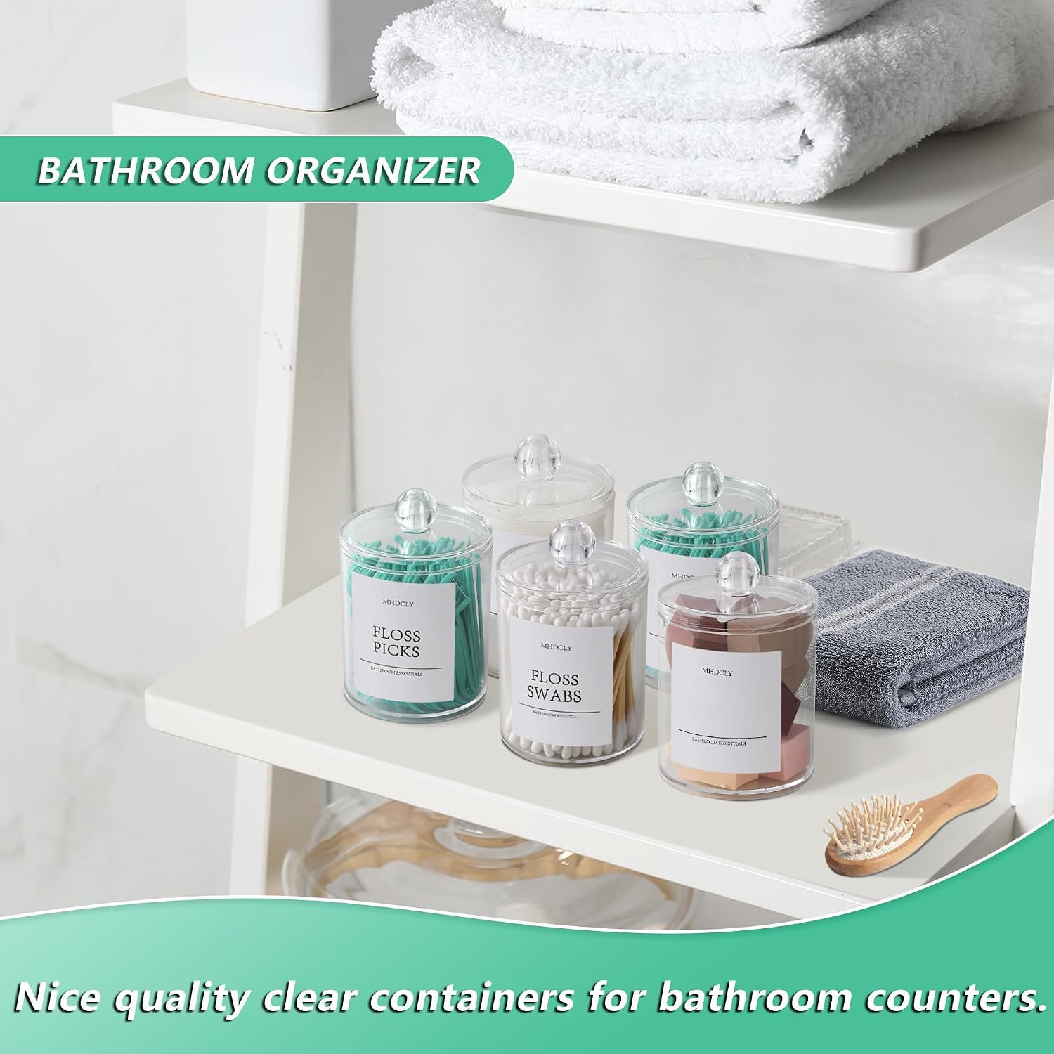 Bathroom Organizers and Storage,4 Pack Bathroom Ac... - Image 2