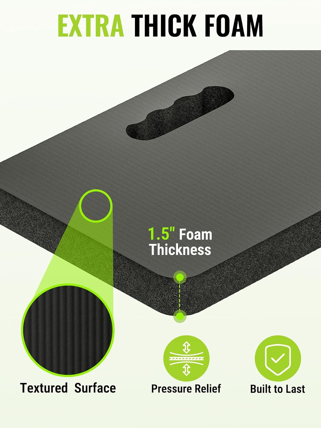 WORKPRO Extra Thick Kneeling Pad: 17.5x11x1.4 in N... - Image 6