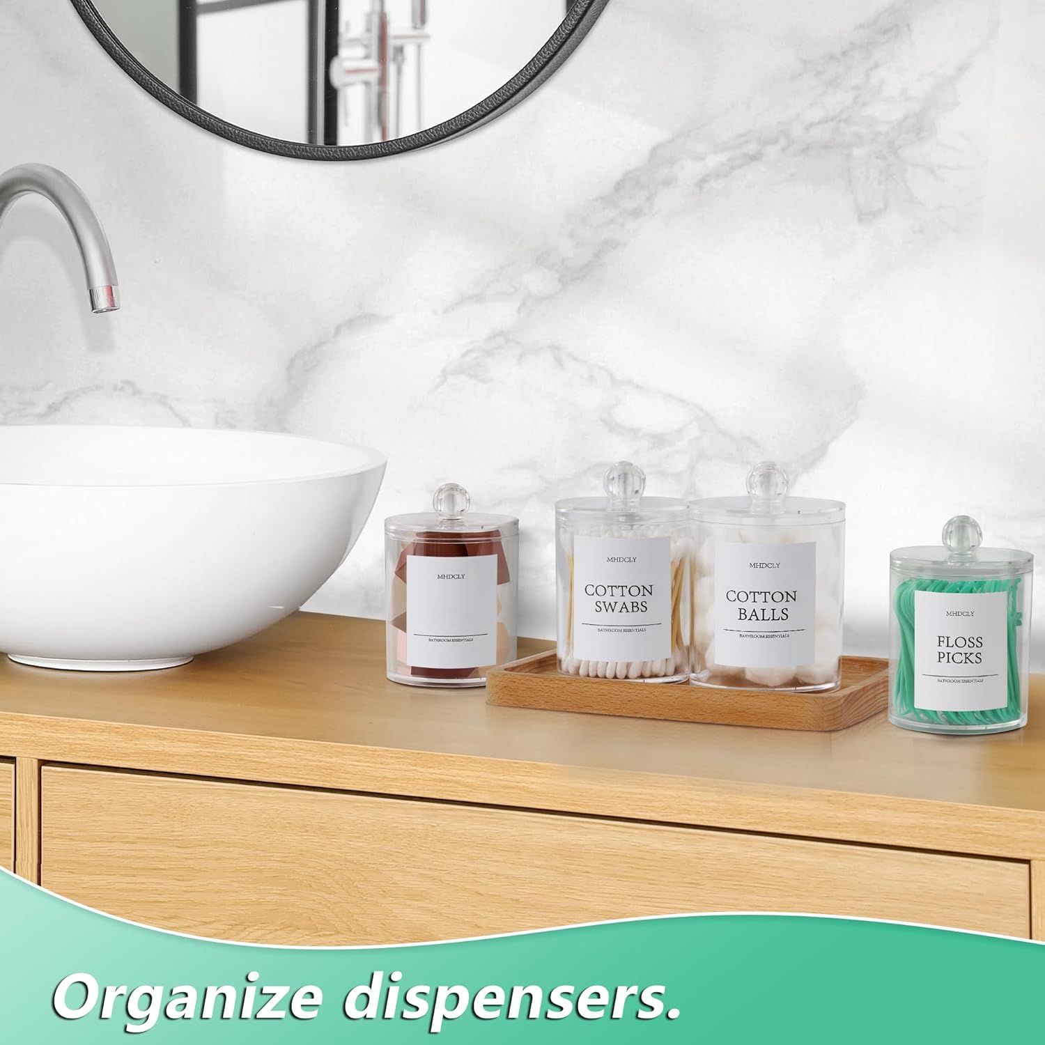 Bathroom Organizers and Storage,4 Pack Bathroom Ac... - Image 3