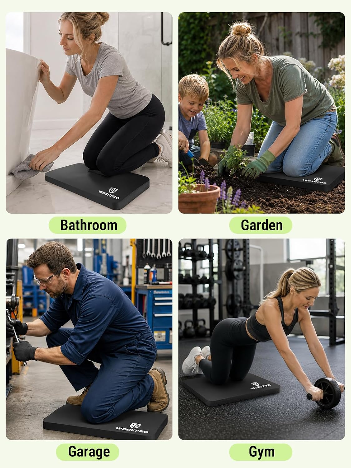 WORKPRO Extra Thick Kneeling Pad: 17.5x11x1.4 in N... - Image 9