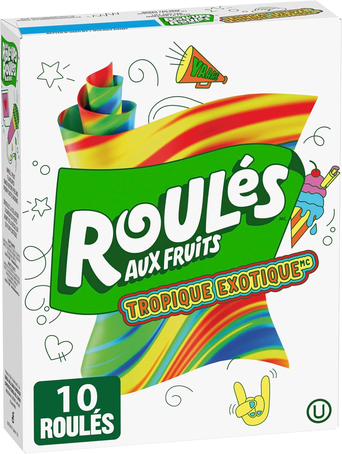 BETTY CROCKER FRUIT ROLLUPS Tropical Tie-Dye Fruit... - Image 4