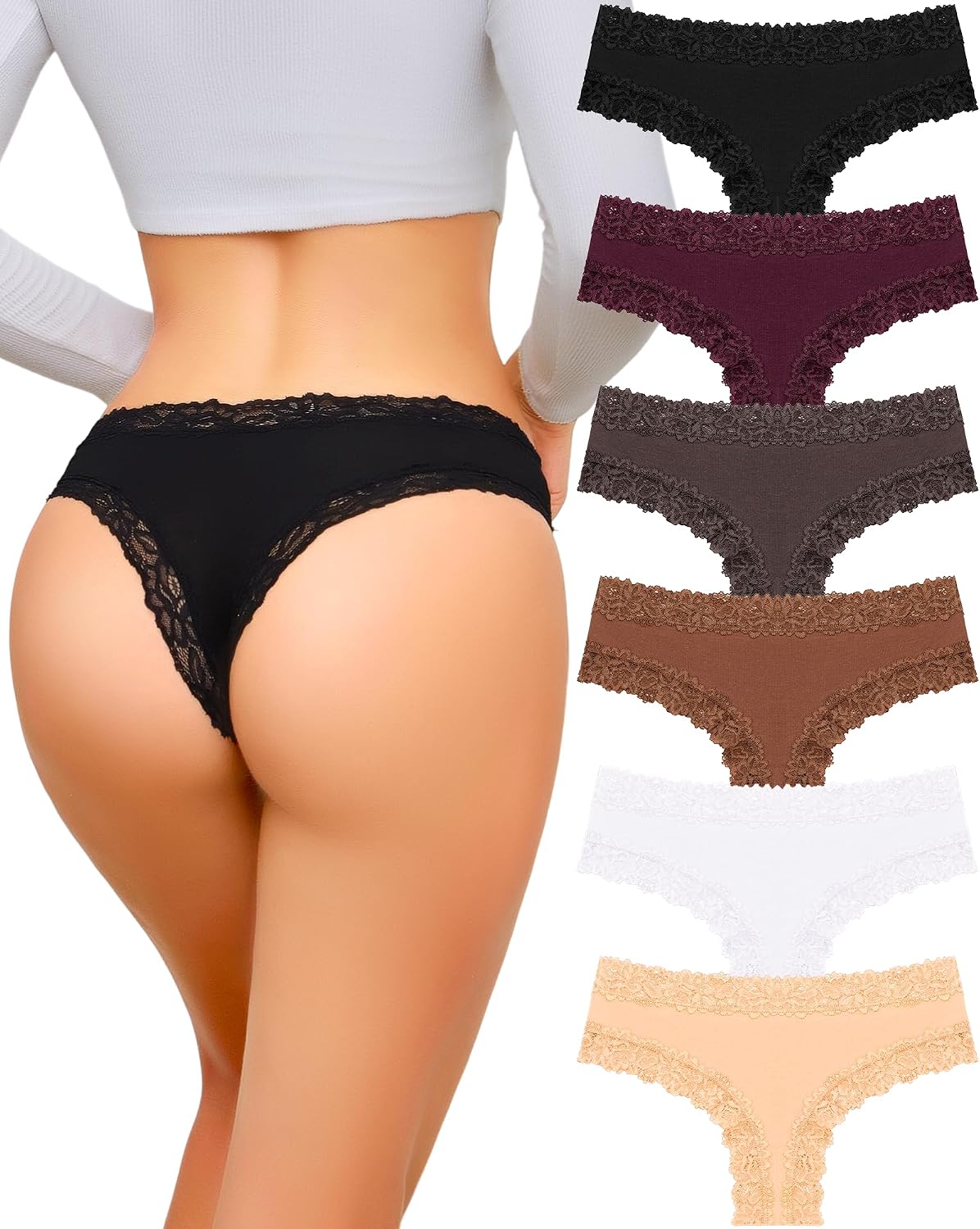 UNDER THE SEA Cotton Underwear Womens Sexy Lace Hi...
