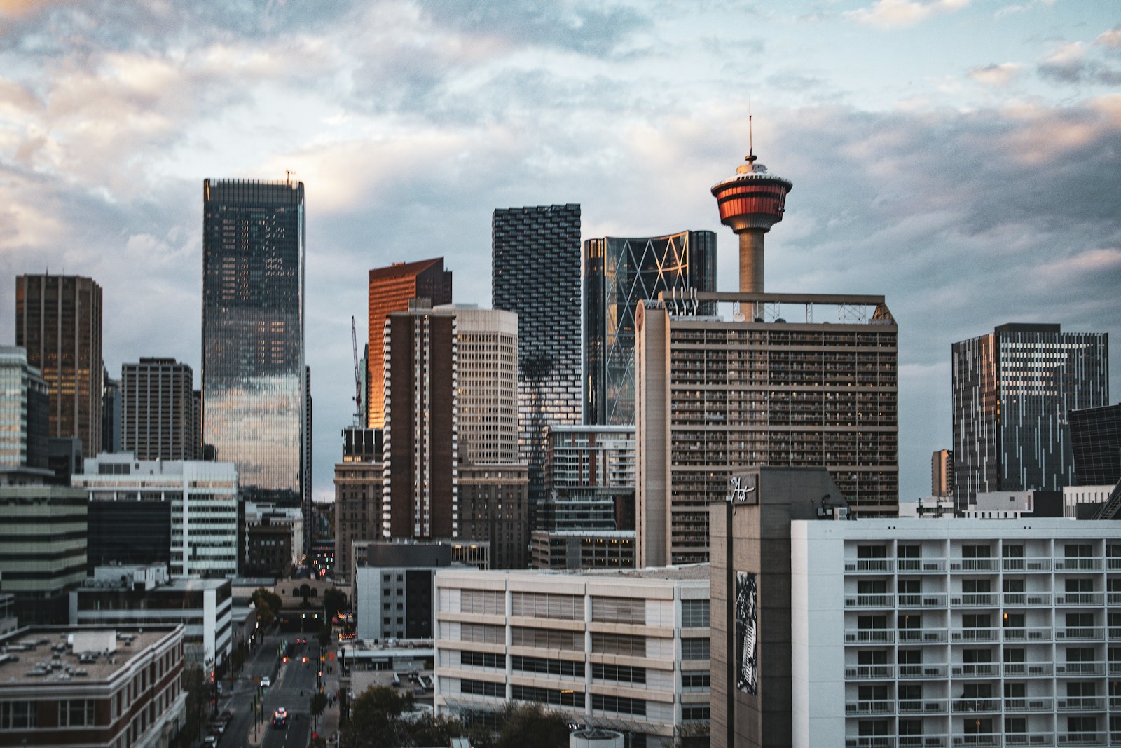 Stock photograph of the downtown Calgary skyline